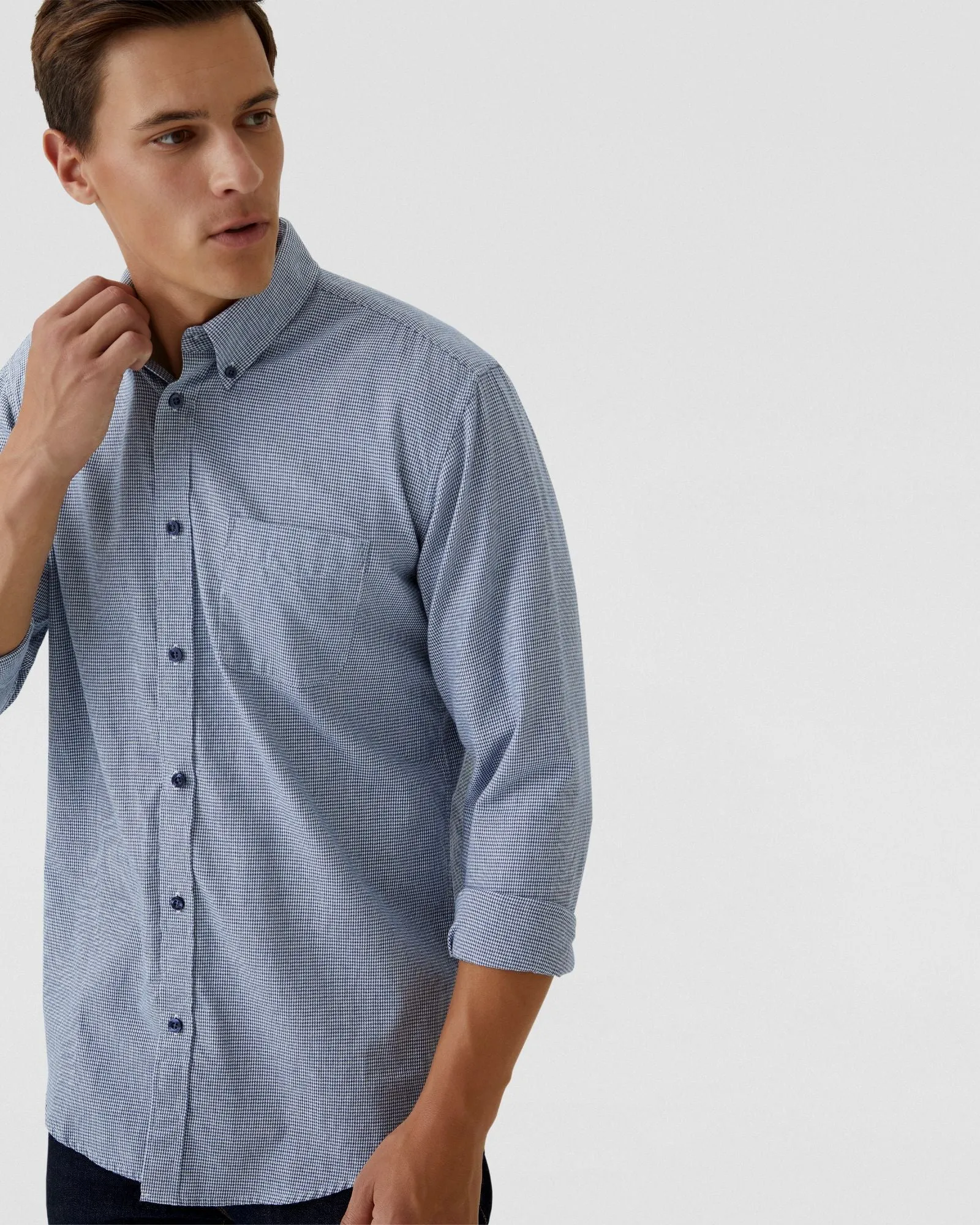 Uxbridge Micro Houndstooth Shirt