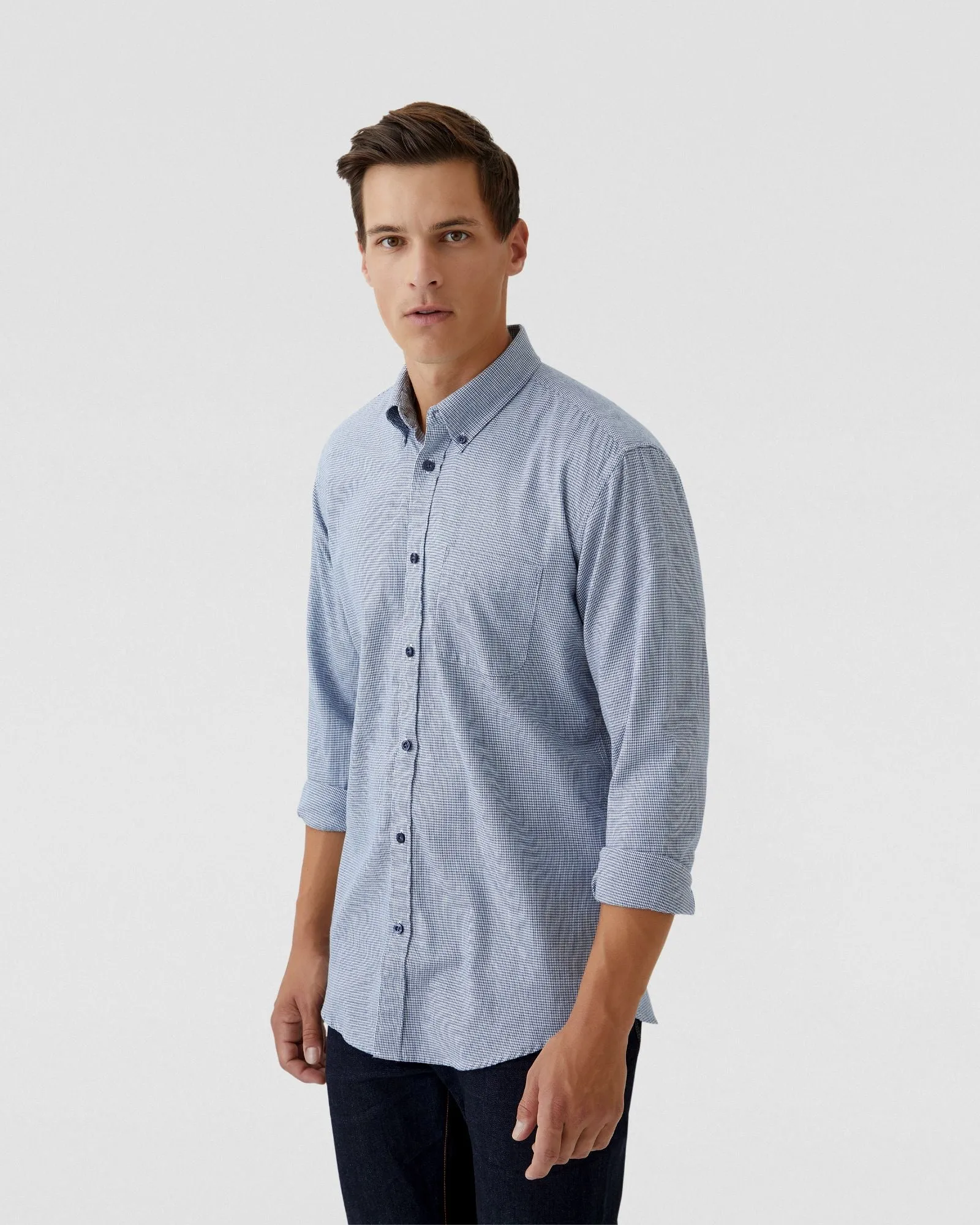 Uxbridge Micro Houndstooth Shirt