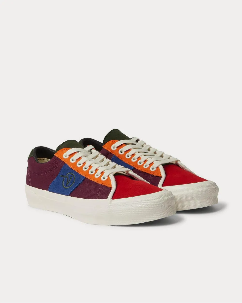 Vault UA OG Sid LX Logo-Embroidered Suede and Canvas  Multi low top sneakers