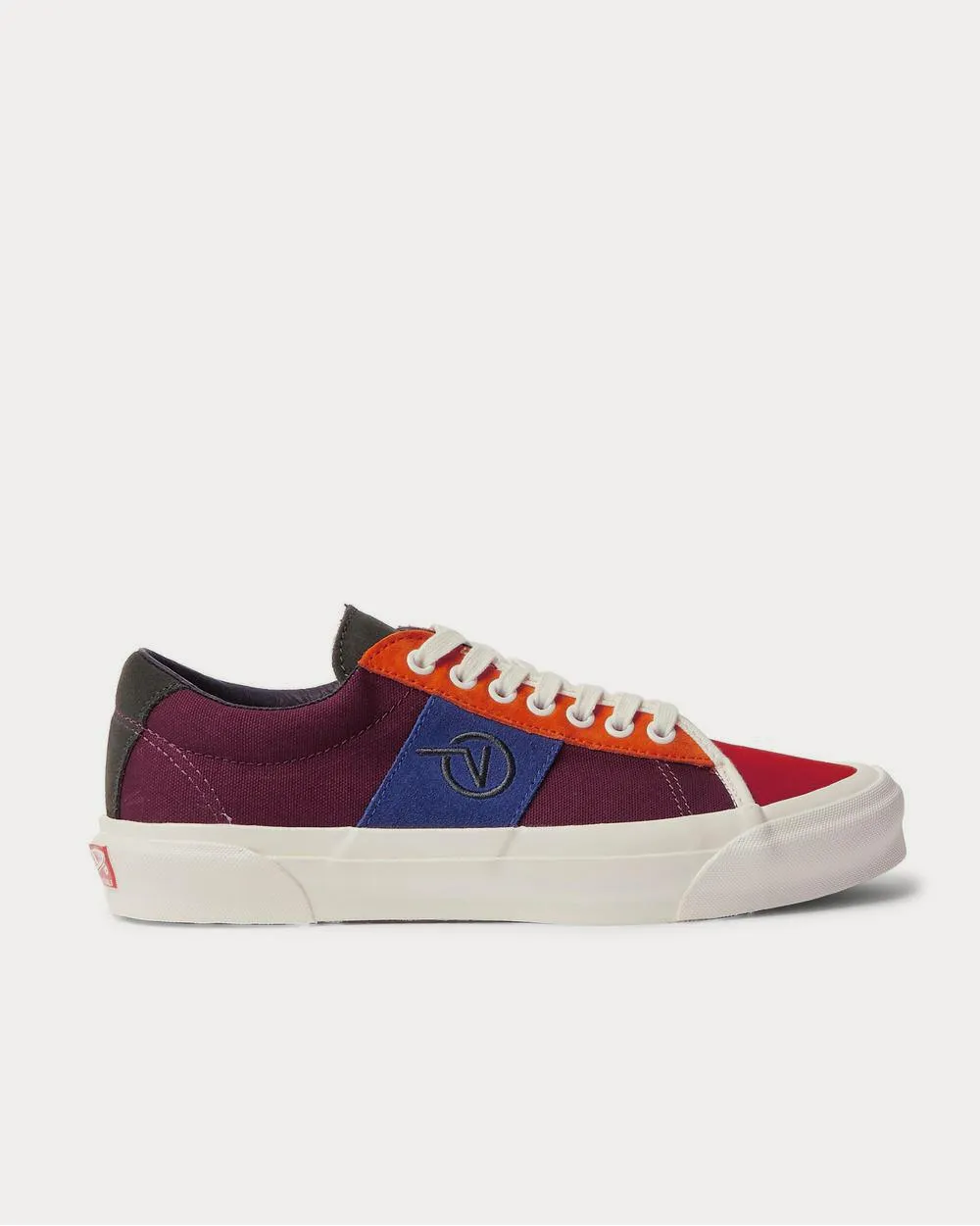Vault UA OG Sid LX Logo-Embroidered Suede and Canvas  Multi low top sneakers