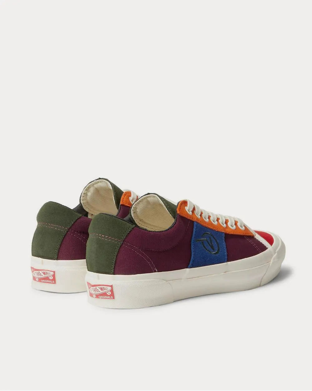 Vault UA OG Sid LX Logo-Embroidered Suede and Canvas  Multi low top sneakers