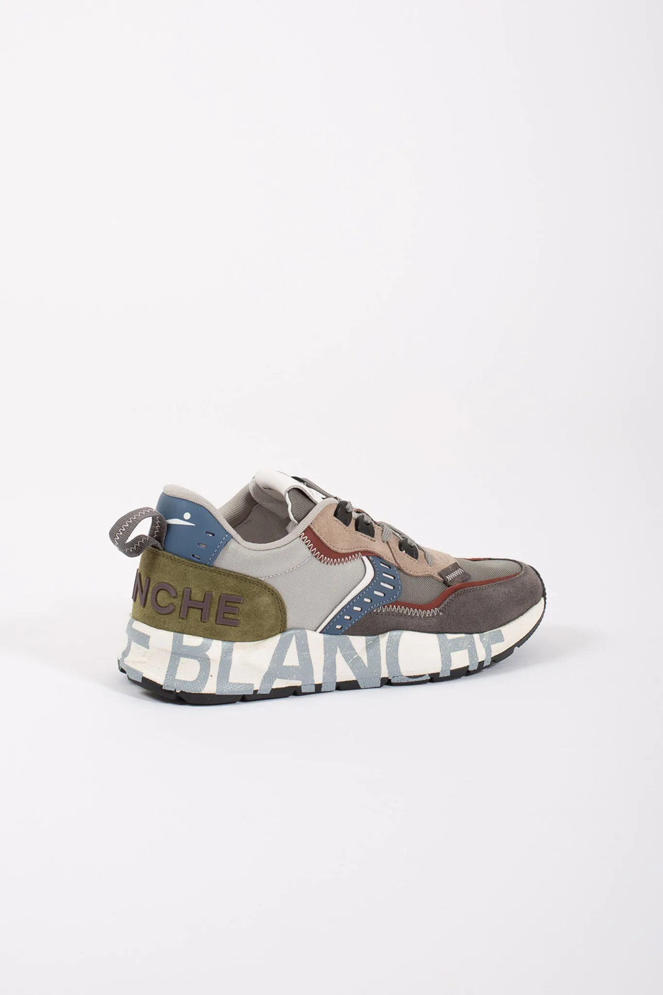 Voile Blanche Sneakers Suede/fabric Uomo