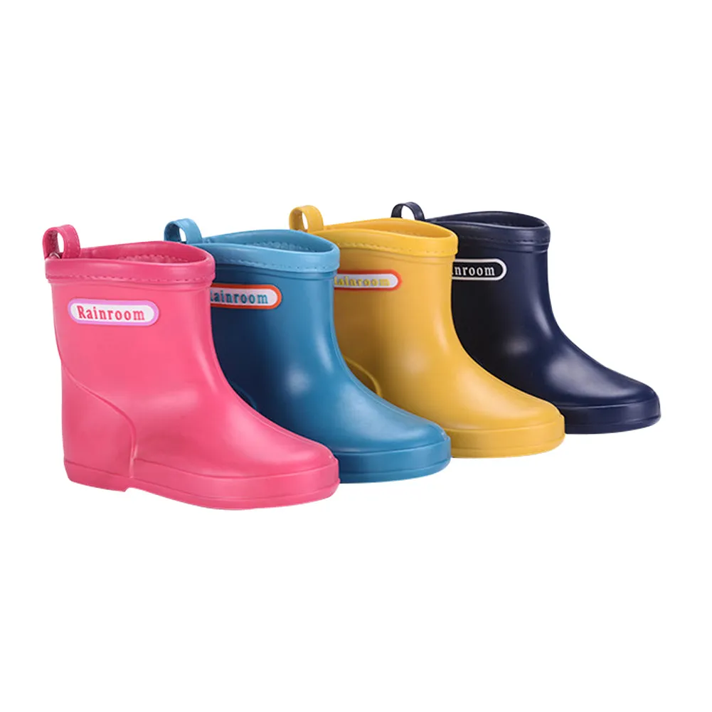 Waterproof Fashion Rubber Rain Boots for Boys Girls (Toddler/Little Kid)