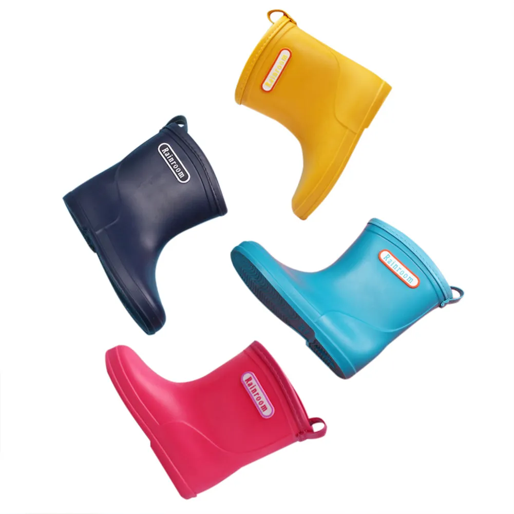 Waterproof Fashion Rubber Rain Boots for Boys Girls (Toddler/Little Kid)
