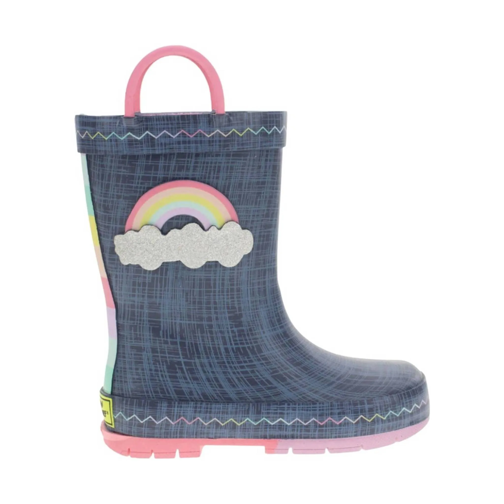 Western Chief Kids' Jean Patch Rain Boot - Blue
