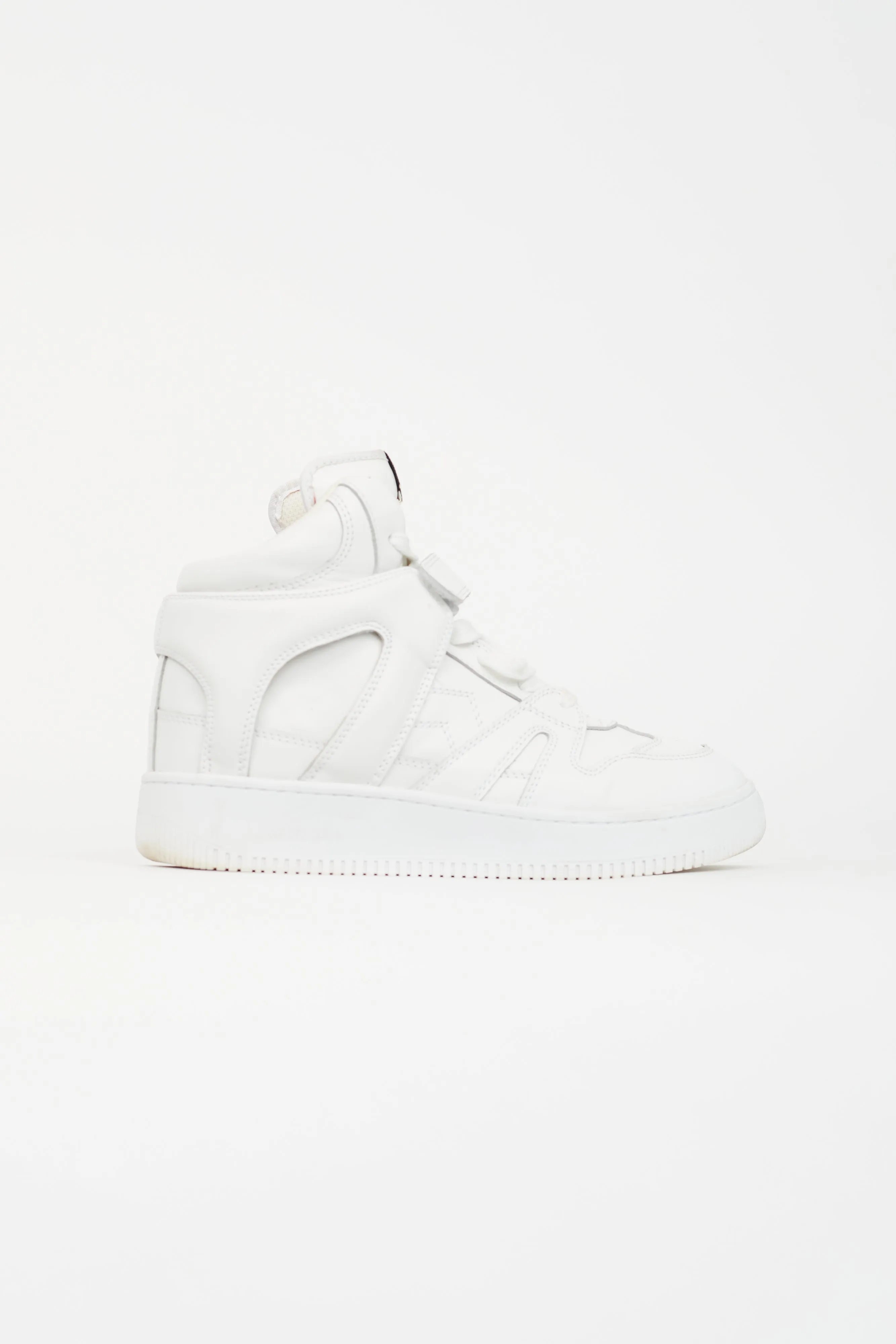 White Brooklee High Top Sneaker