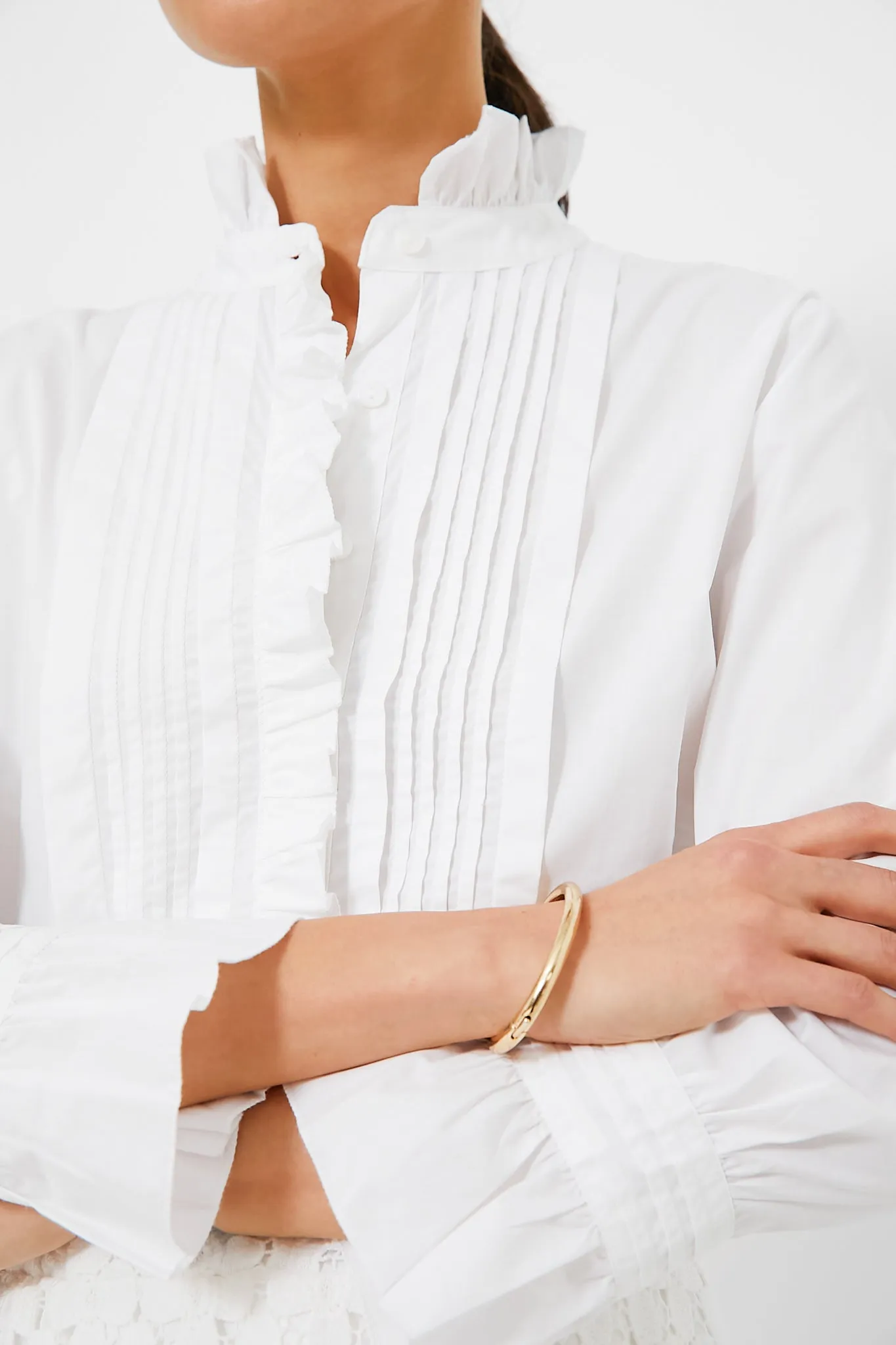 White Phoebe Blouse