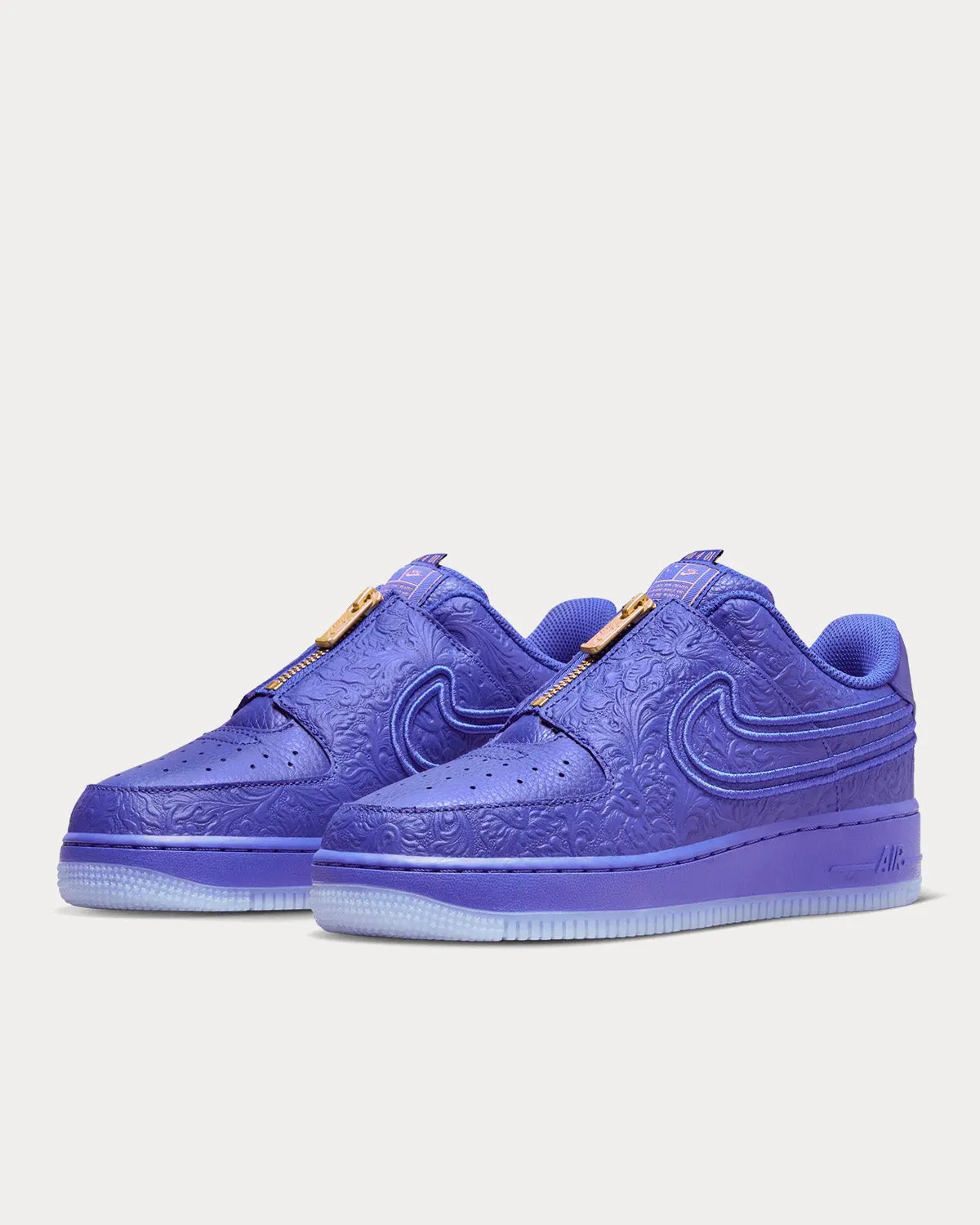 x Serena Williams Air Force 1 Purple Low Top Sneakers