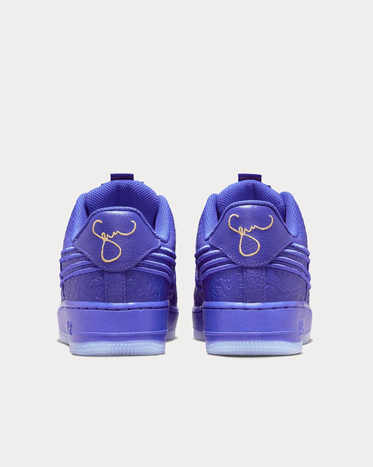 x Serena Williams Air Force 1 Purple Low Top Sneakers