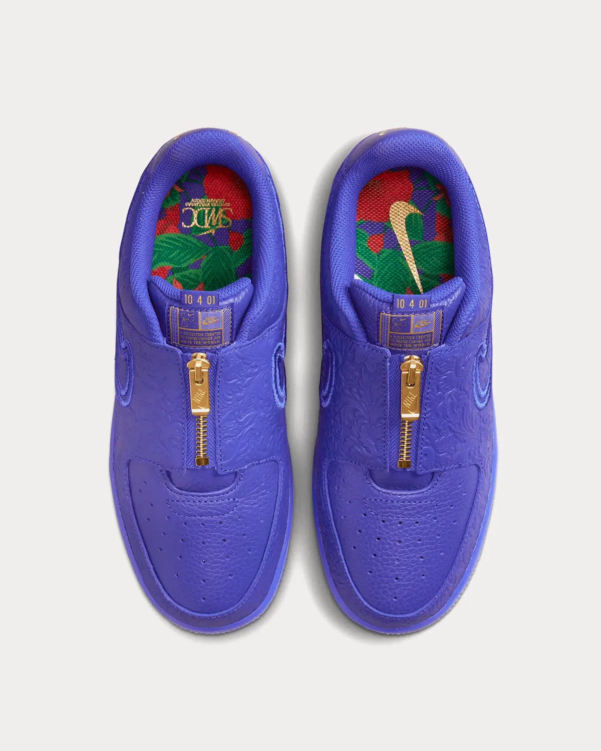 x Serena Williams Air Force 1 Purple Low Top Sneakers
