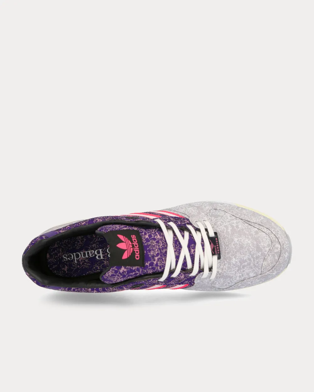 ZX 8000 Vieux Lyon Silver Metallic Low Top Sneakers
