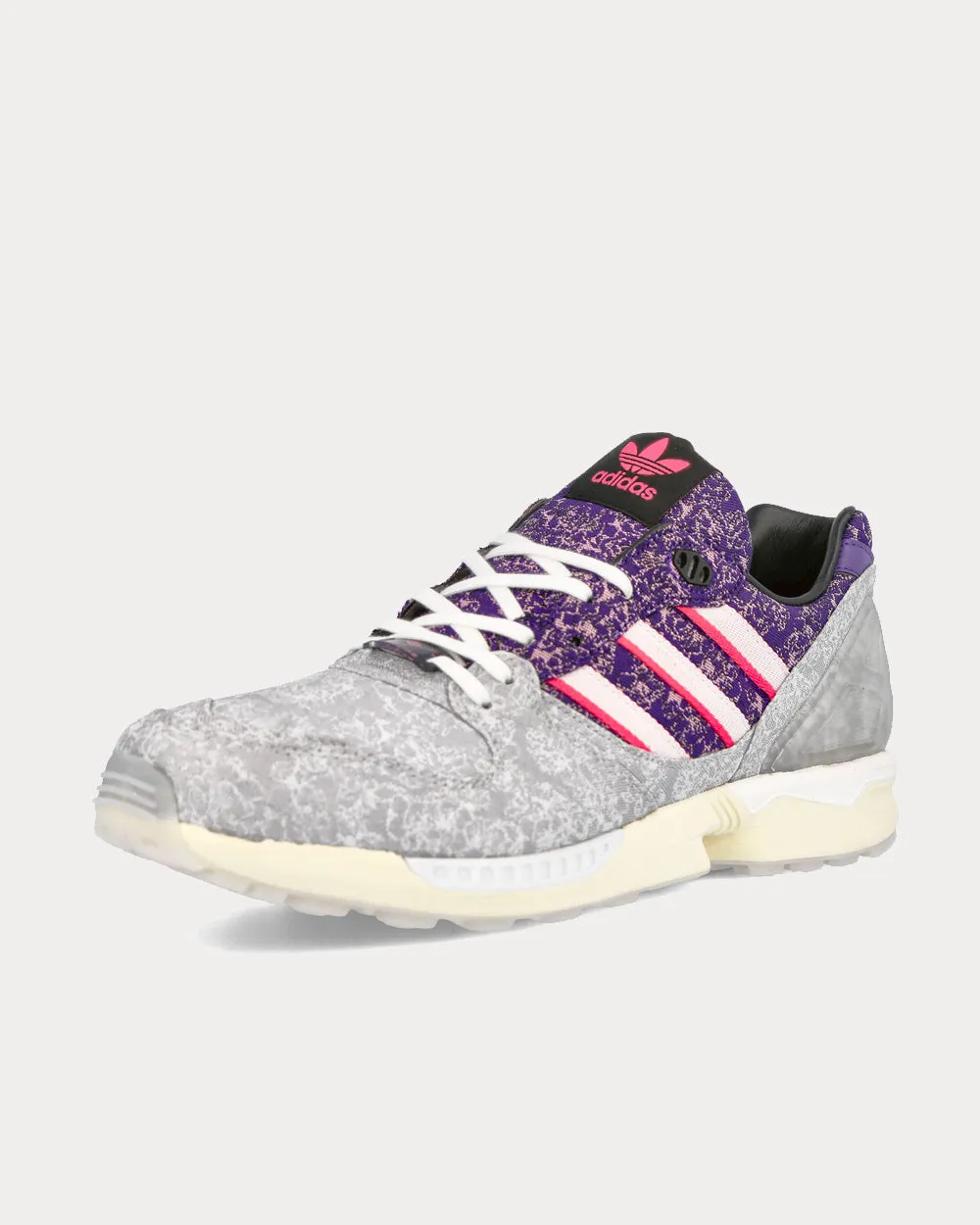 ZX 8000 Vieux Lyon Silver Metallic Low Top Sneakers
